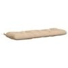 vidaXL Bankkissen VIANEN 100 % Polyester Creme 100 x 40 x 12 cm