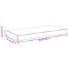 vidaXL Schwebendes Wandregal Eichefarben 50x23x3,8 cm MDF