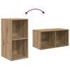 vidaXL TV-Schrankset 4 pcs Artisan-Eiche 37 x 37 x 72 cm Holzwerkstoff