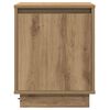 vidaXL Nachttisch 2 pcs Artisan-Eiche 39 x 34,5 x 50 cm Holzwerkstoff