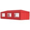 vidaXL Party-Zelt 900 x 300 x 255 cm Rot PE und Stahl