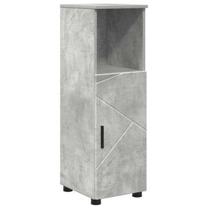 vidaXL Badezimmerschrank mit Speicher Beton Grau 30 x 35 x 95 cm