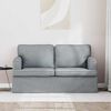 vidaXL Sofa Hellgrau Gesamtabmessungen: 144 x 80 x 85 cm (B x T x H)