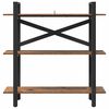 vidaXL B&uuml;cherregal Altholz 100 x 33,5 x 102 cm Holzwerkstoff