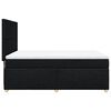 vidaXL Boxspringbett mit Matratze Schwarz 160x200 cm Stoff