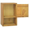 vidaXL Wand-Badschrank 45x30x70 cm Massivholz Teak