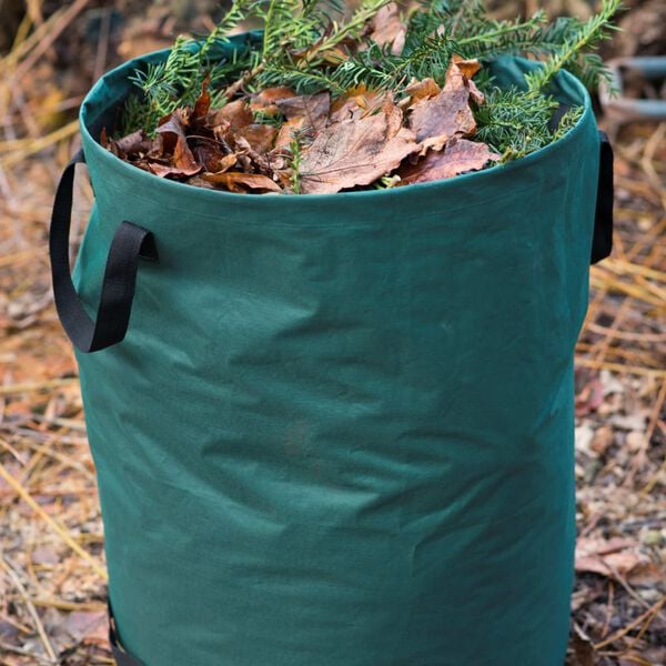 Nature Gartenabfallsack Rund 240 L Gr&uuml;n