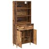 vidaXL Highboard Altholz 69,5 x 32,5 x 180 cm Holzwerkstoff