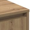 vidaXL LED-Sideboard Artisan-Eiche 71 x 34,5 x 75 cm Holzwerkstoff