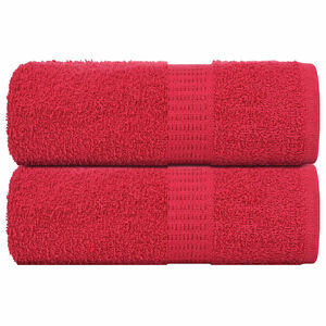 vidaXL Wascht&uuml;cher FROGN 2 Stk. Rot 30x30 cm 360 g/m&sup2;