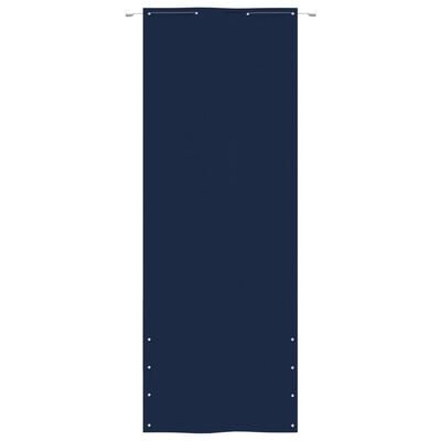 vidaXL Balkon-Sichtschutz Blau 80x240 cm Oxford-Gewebe