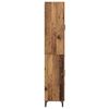 vidaXL Highboard Wandmontiert Altholz 69,5 x 34 x 180 cm Holzwerkstoff