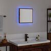vidaXL LED-Badezimmerspiegel Altholz 40 x 37 x 8.5 cm Holzwerkstoff