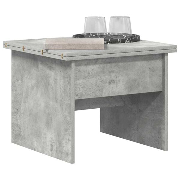 vidaXL Couchtisch Beton Grau 55 x 54,5 x 45 cm Holzwerkstoff