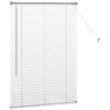 vidaXL Balkenjalousien Silber 130 x 85 cm Aluminium