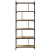 vidaXL B&uuml;cherregal Artisan-Eiche 76 x 32 x 192 cm Holzwerkstoff