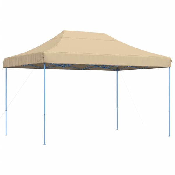vidaXL Partyzelt Faltbar Pop-Up Beige 410x279x315 cm