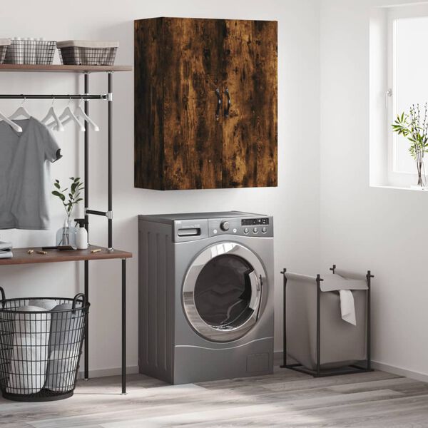 vidaXL Wandschrank R&auml;uchereiche 69,5x34x90 cm Holzwerkstoff