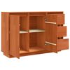 vidaXL Sideboard mit Schubladen Braun Eichen-Optik 111 x 34 x 75 cm