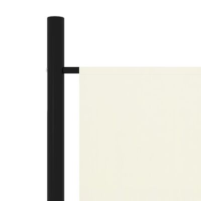 vidaXL 5-tlg. Raumteiler Weiß 250x180 cm