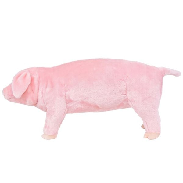 vidaXL Pl&uuml;schtier Schwein Stehend Pl&uuml;sch Rosa XXL