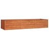 vidaXL Hochbeet Rostig 240x80x45 cm Cortenstahl