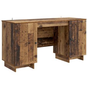 vidaXL Schreibtisch Altholz Holzwerkstoff 142,5 x 50 x 75 cm