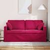 vidaXL Sofa Weinrot Gesamtabmessungen: 158 x 78 x 80 cm (B x T x H)