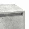 vidaXL Nachttisch 2 pcs Beton Grau 39 x 34,5 x 50 cm Holzwerkstoff