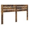 vidaXL Kopfteil Ger&auml;ucherte Eiche 200 cm Holzwerkstoff