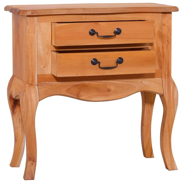 vidaXL Beistelltisch 60x30x60 cm Massivholz Mahagoni