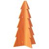 vidaXL Weihnachtsbaum Holz zum Schm&uuml;cken 69,5 cm Massivholz Kiefer