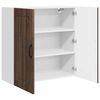 vidaXL K&uuml;chenschrank Kalmar Braun Eichen-Optik 80 x 31 x 80 cm