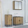 vidaXL Sideboard Artisan-Eiche 35,5 x 35 x 76 cm