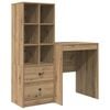 vidaXL Schreibtisch Artisan-Eiche 105,5 x 50 x 127 cm 2 Stk.
