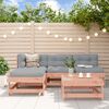 vidaXL 5-tlg. Garten-Lounge-Set Massivholz Douglasie
