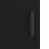 vidaXL Highboard Schwarz 34,5x34x180 cm Holzwerkstoff
