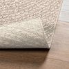 vidaXL Teppich ZIZUR Creme 80x150 cm Jute-Optik Indoor und Outdoor