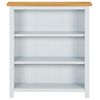 vidaXL B&uuml;cherregal 3 F&auml;cher 72x22,5x82 cm Massivholz Eiche