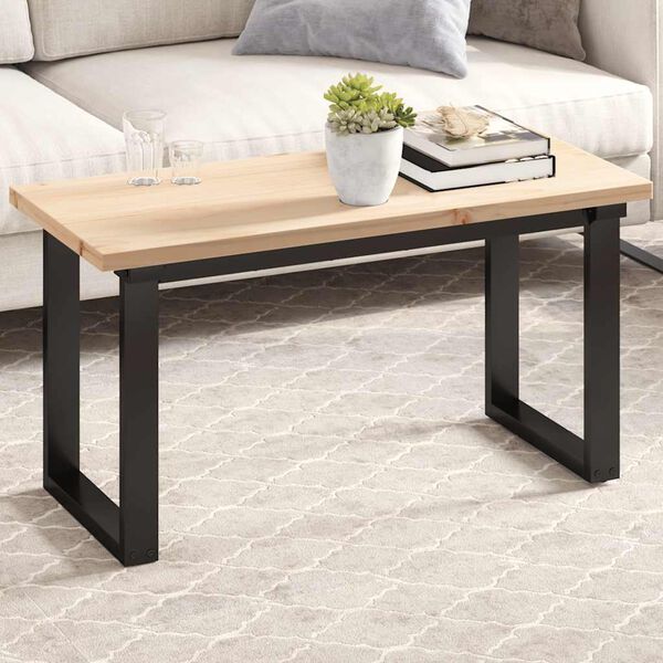 vidaXL Tischplatte 90x40x2,5 cm Rechteckig Massivholz Kiefer