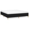 vidaXL Bettgestell ohne Matratze Schwarz 180x200 cm Stoff