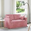 vidaXL Sofa Rosa Gesamtabmessungen: 138 x 78 x 80 cm (B x T x H) Samt