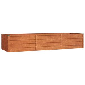 vidaXL Hochbeet Rostig 240x80x45 cm Cortenstahl