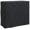 vidaXL Abdeckung f&uuml;r Kaminholzregal Schwarz 61 x 122 x 106 cm Stoff