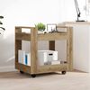 vidaXL Schreibtischwagen Artisan-Eiche 60 x 45 x 60 cm Holzwerkstoff
