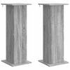 vidaXL Pflanzenst&auml;nder 2 pcs Graues Sonoma 30,5 x 30 x 80,5 cm