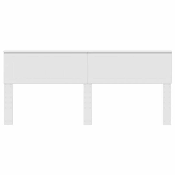 vidaXL Kopfteil Wei&szlig; 200 cm Holzwerkstoff