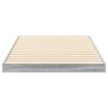 vidaXL Bodenbettrahmen Graues Sonoma 86,5 x 190 cm Holzwerkstoff