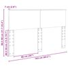 vidaXL Kopfteil Wei&szlig; 160 cm Holzwerkstoff