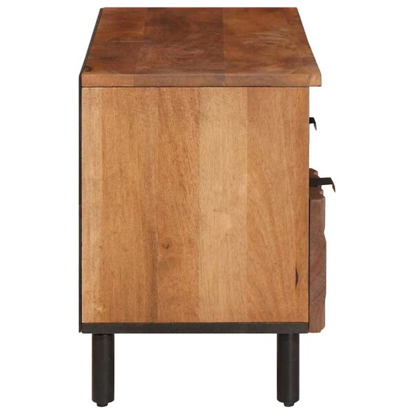 vidaXL TV-Schr&auml;nk mit Regal Akazienbraune Oberfl&auml;che 100 x 33 x 46 cm